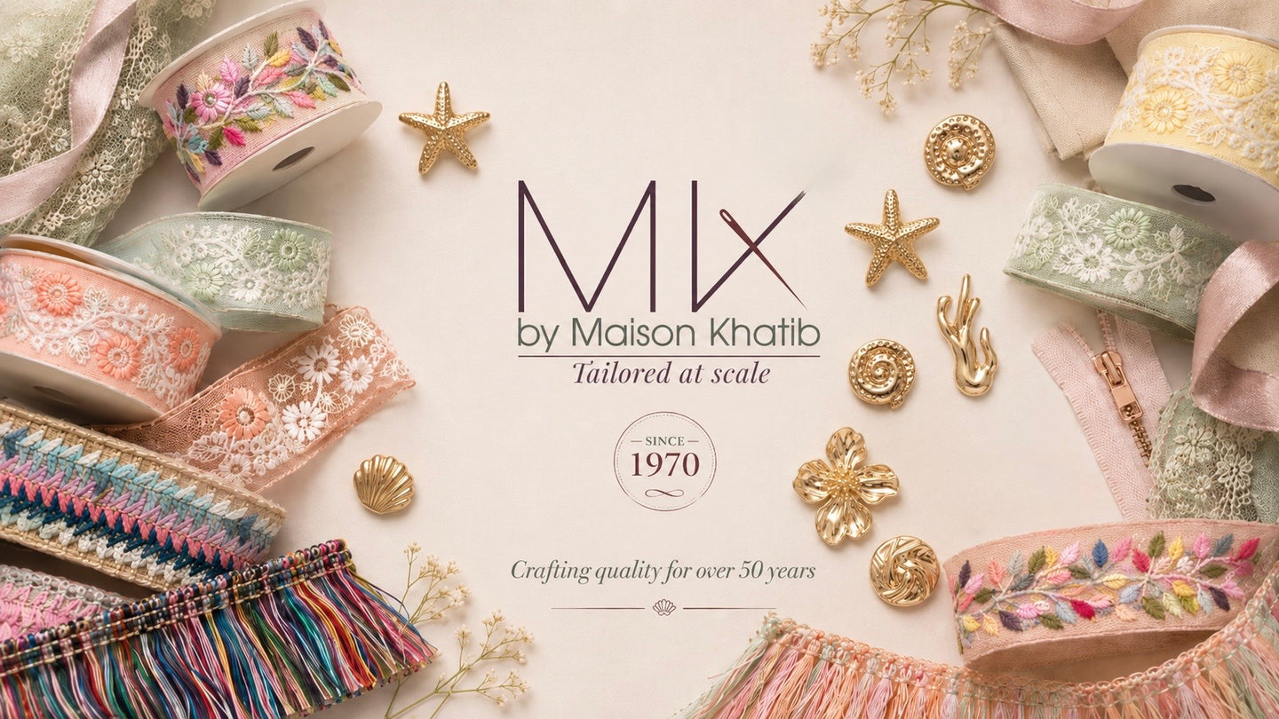 Fashion trims, badges & garment accessories in Lebanon.