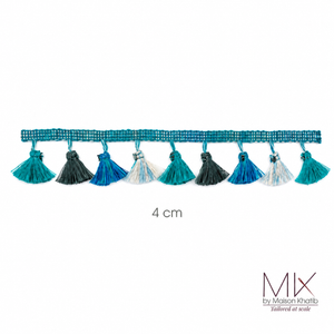 Tassel Fringe Lace Trim 4 cm by Meter orange Maison Khatib Lebanon