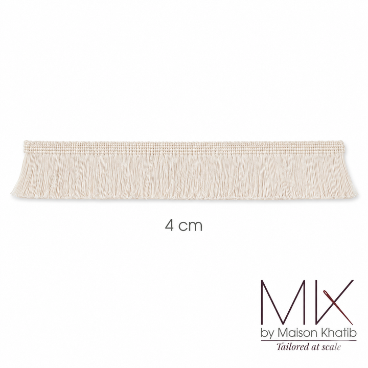 Fringe Lace Trim 4 cm by Meter black Maison Khatib Lebanon