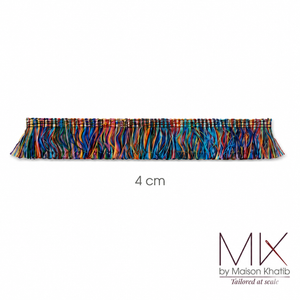 Fringe Lace Trim 4 cm by Meter bright multicolor mix Maison Khatib Lebanon
