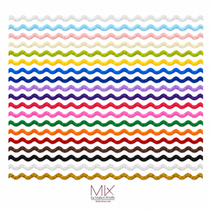 Colorful Ric Rac Zigzag Lace Trim 2 cm by Meter white Maison Khatib Lebanon