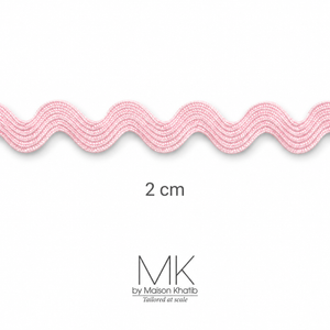 Colorful Ric Rac Zigzag Lace Trim 2 cm by Meter rosewood Maison Khatib Lebanon