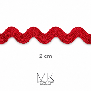 Colorful Ric Rac Zigzag Lace Trim 2 cm by Meter purple Maison Khatib Lebanon