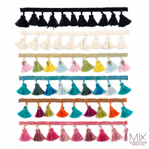 Tassel Fringe Lace Trim 4 cm by Meter black Maison Khatib Lebanon