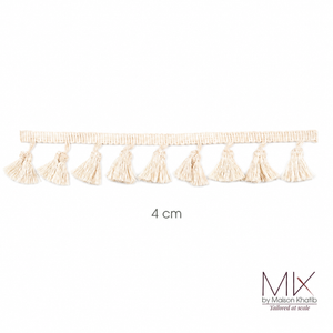 Tassel Fringe Lace Trim 4 cm by Meter pastel Maison Khatib Lebanon