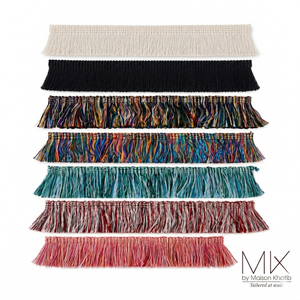 Fringe Lace Trim 4 cm by Meter black Maison Khatib Lebanon