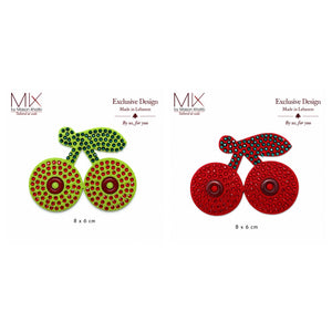 Cherry Beaded Sew-On Badge